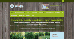 Desktop Screenshot of prirodne-zahrady.sk